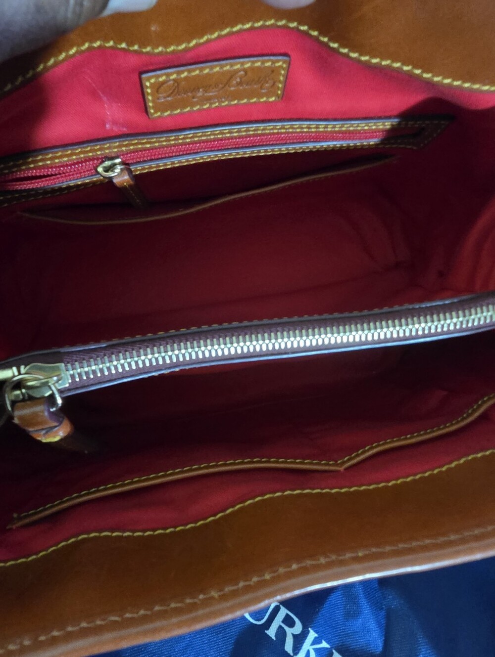 Dooney And Bourke Perry GRETTA SATCHEL BORDEAUX - Picture 6 of 8